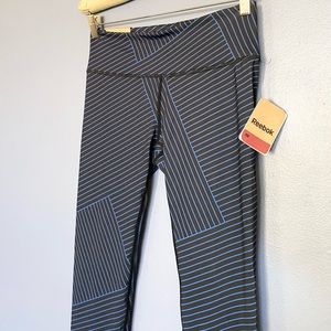 NWT Reebok Stripe Long Leggings